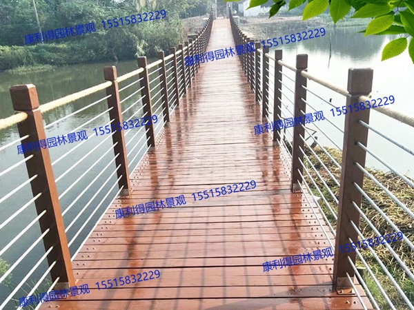 河南防腐木吊桥厂家